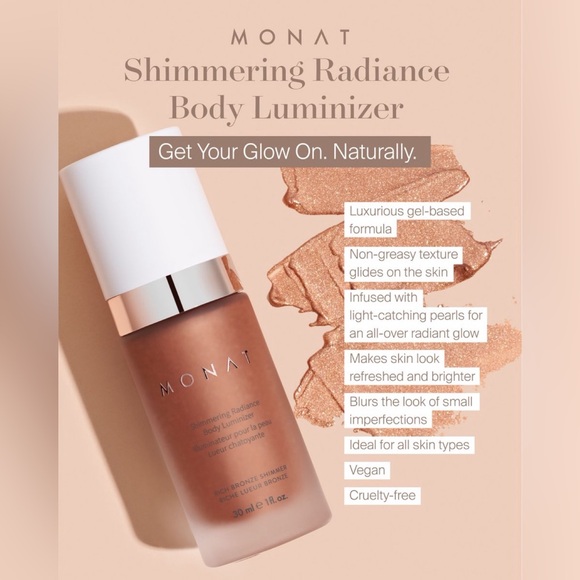 NEW! Limited Edition MONAT Shimmering Radiance Body Luminizer Gift Set! - Picture 3 of 8